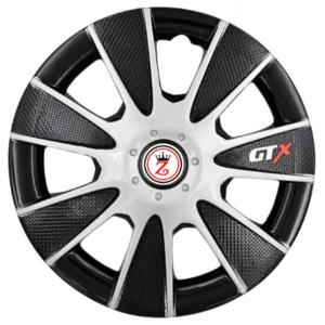 ZET KING GTX BLACK SILVER WHEEL COVER
